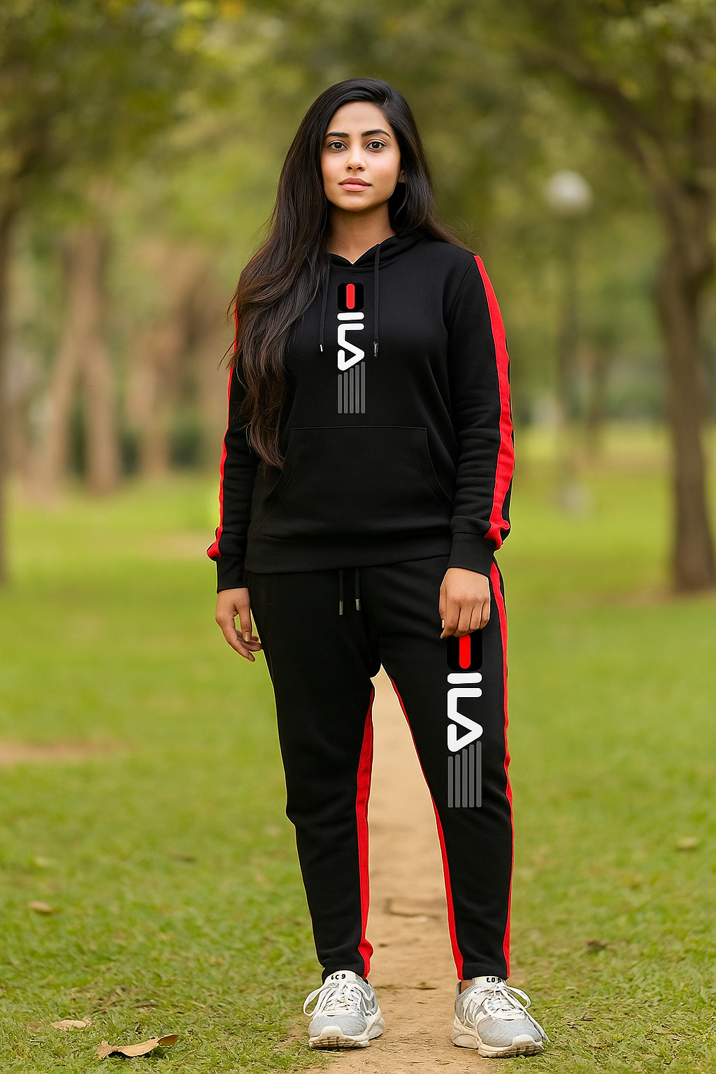 Contrast Panel Track Suit for Women