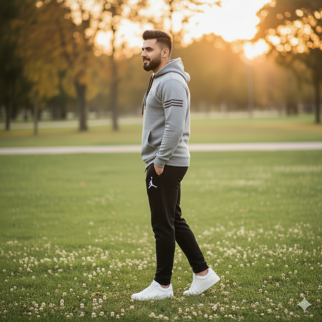 Half Zip Fleece Track Suit for Men