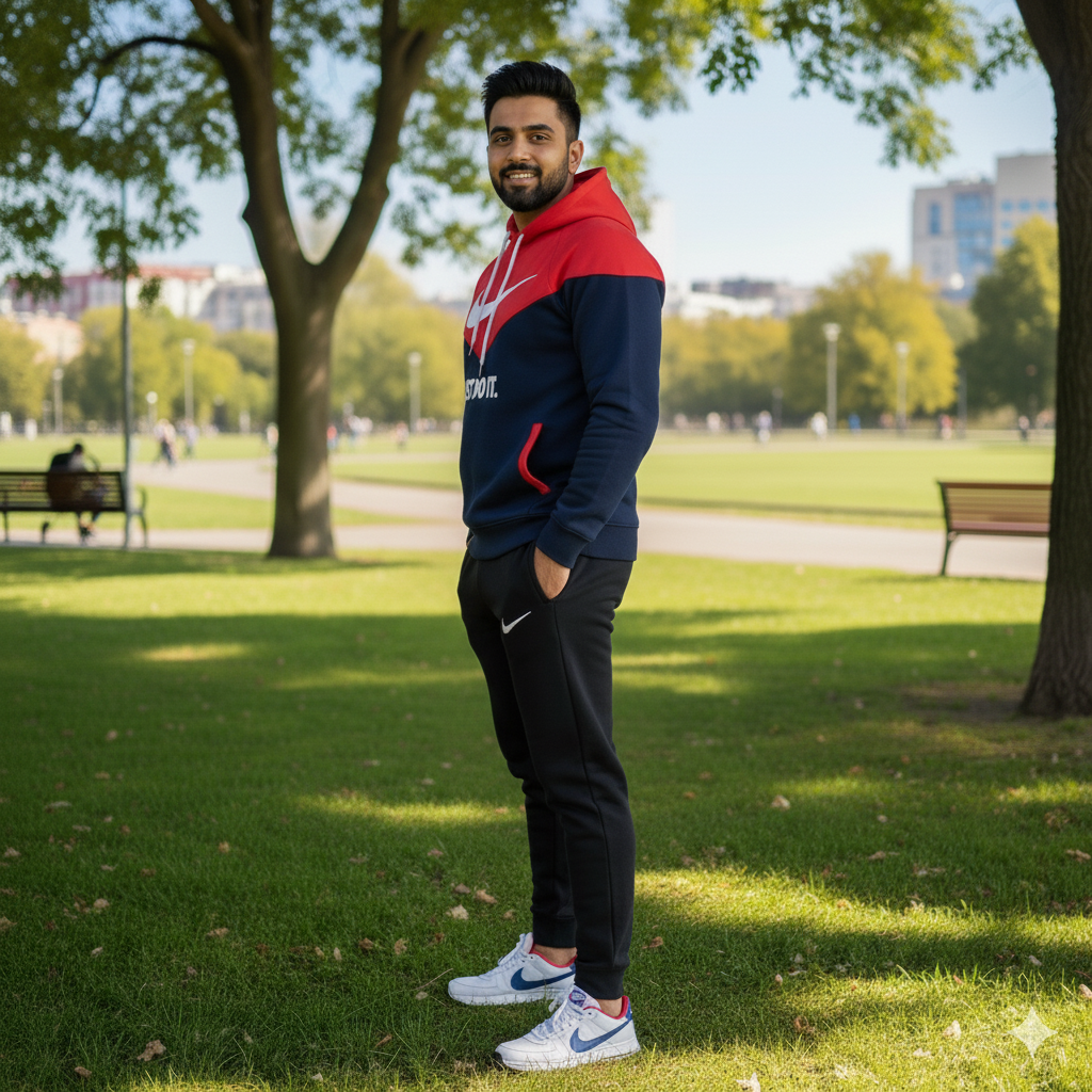 Dual Panel Track Suit for Men