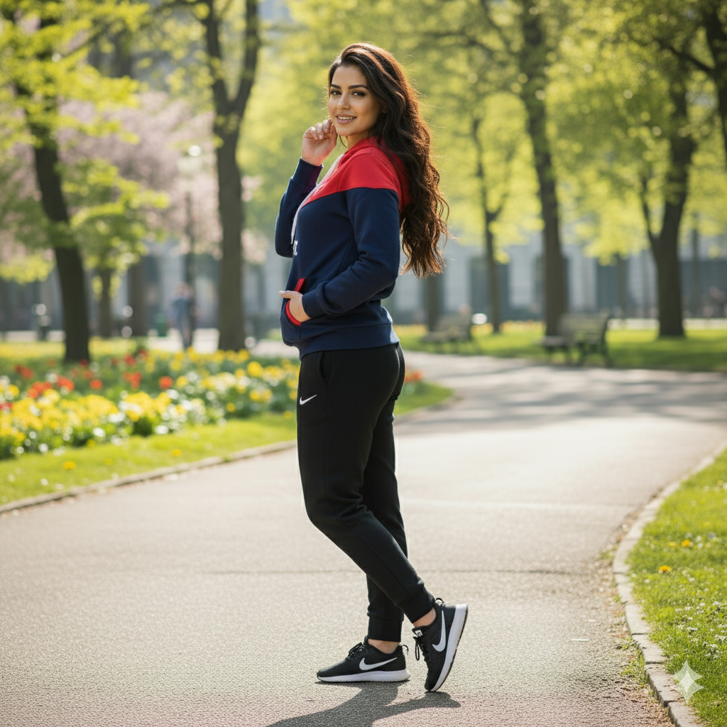 Dual Panel Track Suit for Women