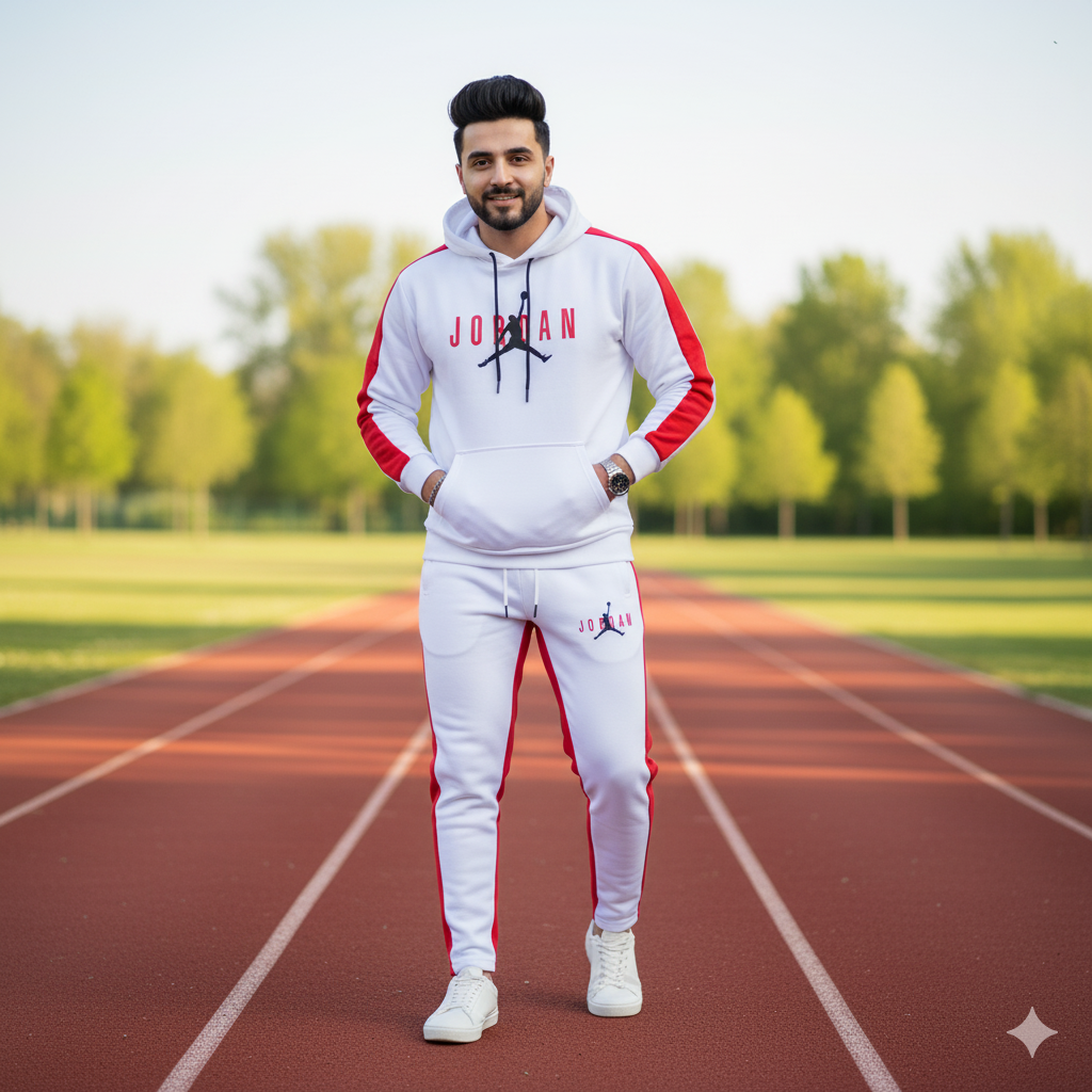 Contrast Panel Track Suit for Men