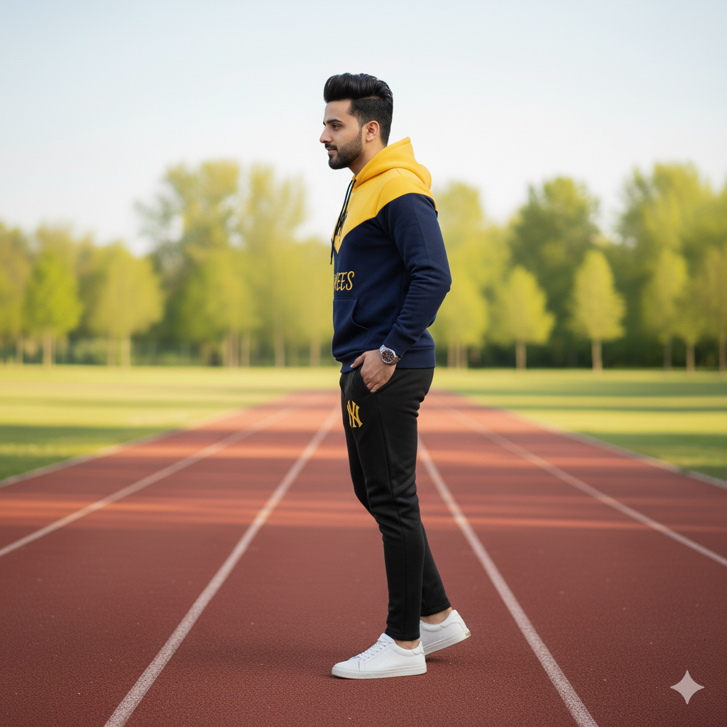Dual Panel Track Suit for Men