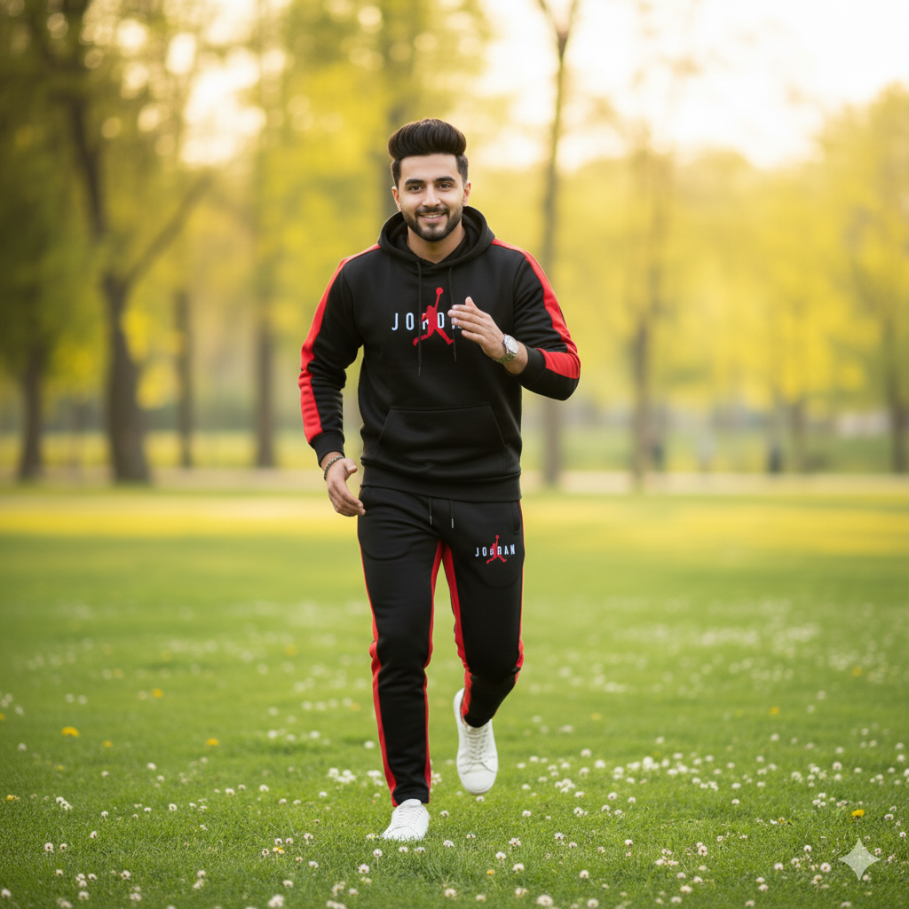 Contrast Panel Track Suit for Men