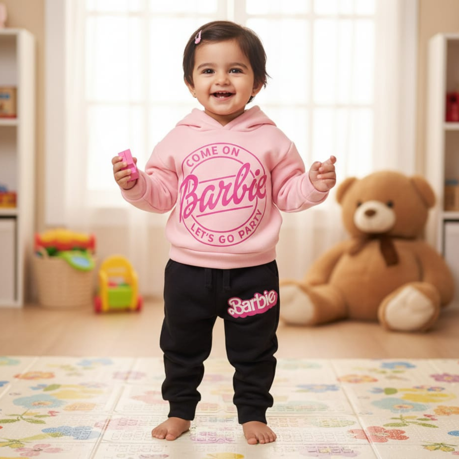 Hooded Track Suit For Kids