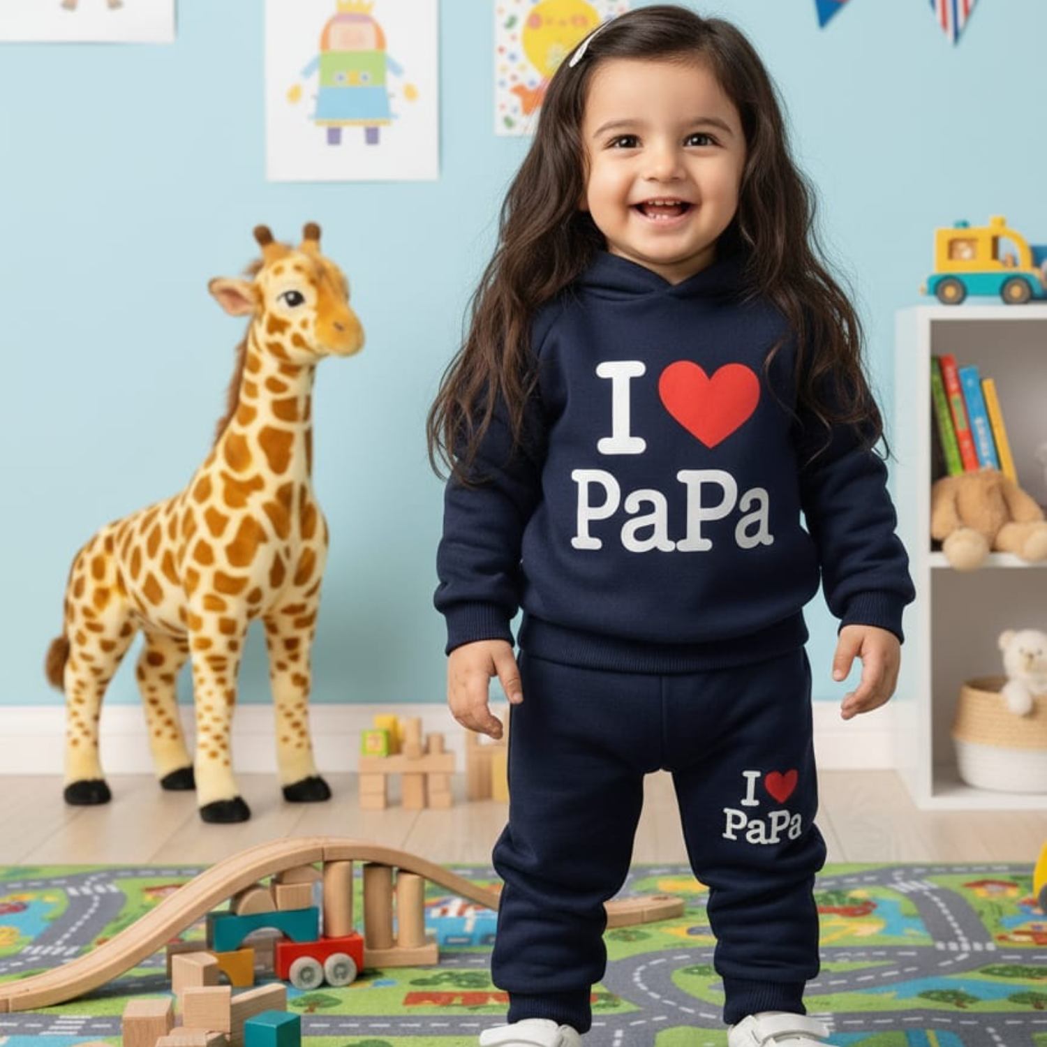 Hooded Printed Track Suit for Kids