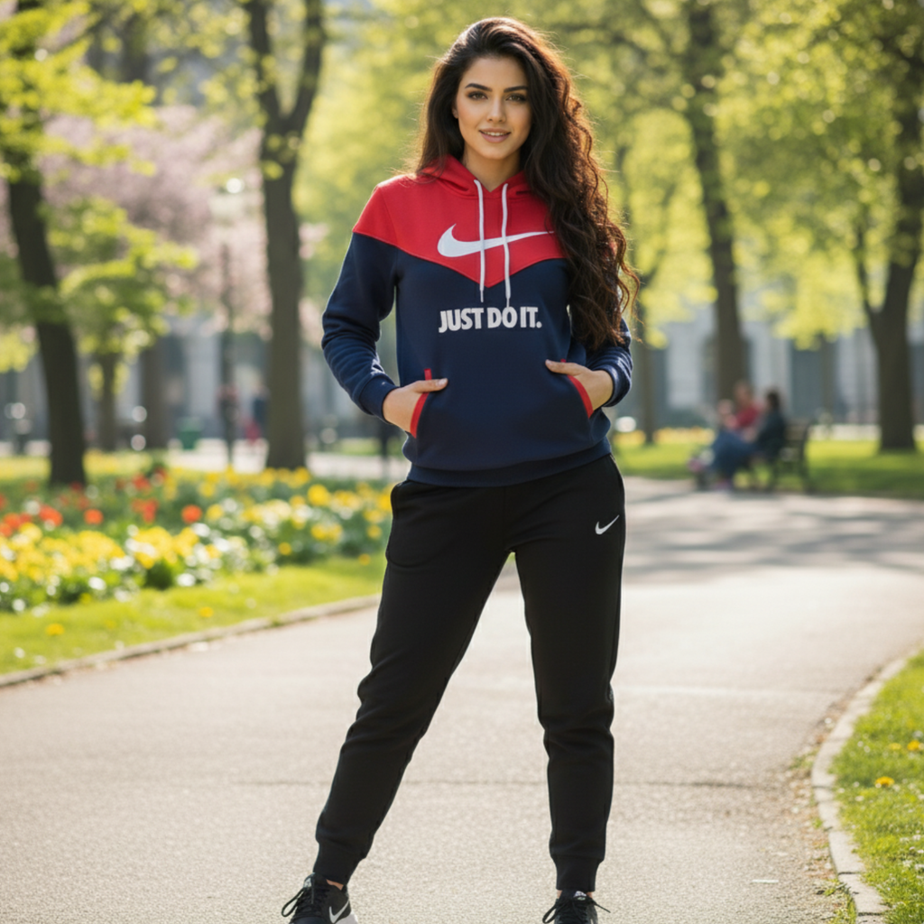Dual Panel Track Suit for Women
