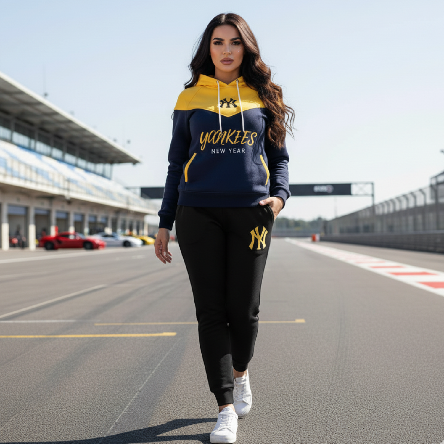 Dual Panel Track Suit for Women