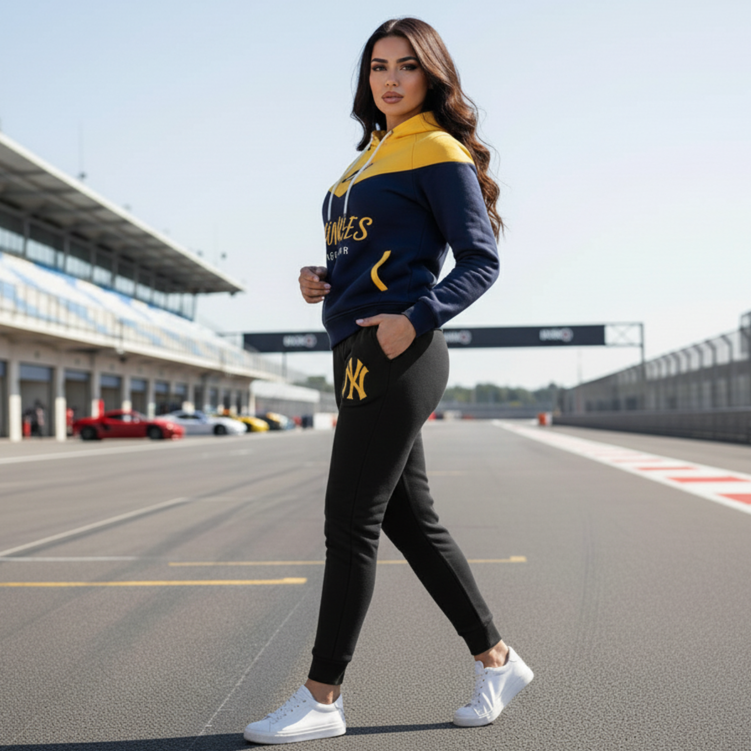 Dual Panel Track Suit for Women