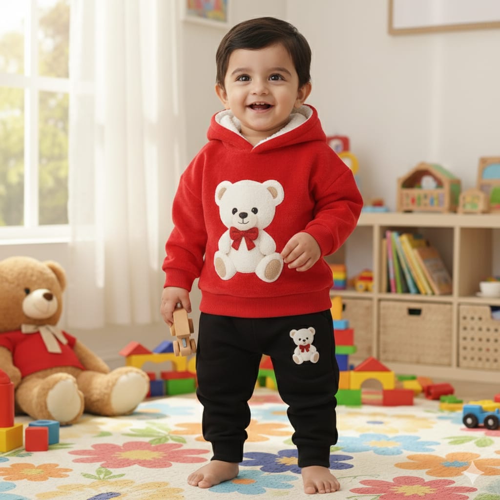Hooded Printed Track Suit for Kids